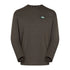 Dark brown long-sleeved crewneck Ridgeline Baseline Top for country clothing and outdoors