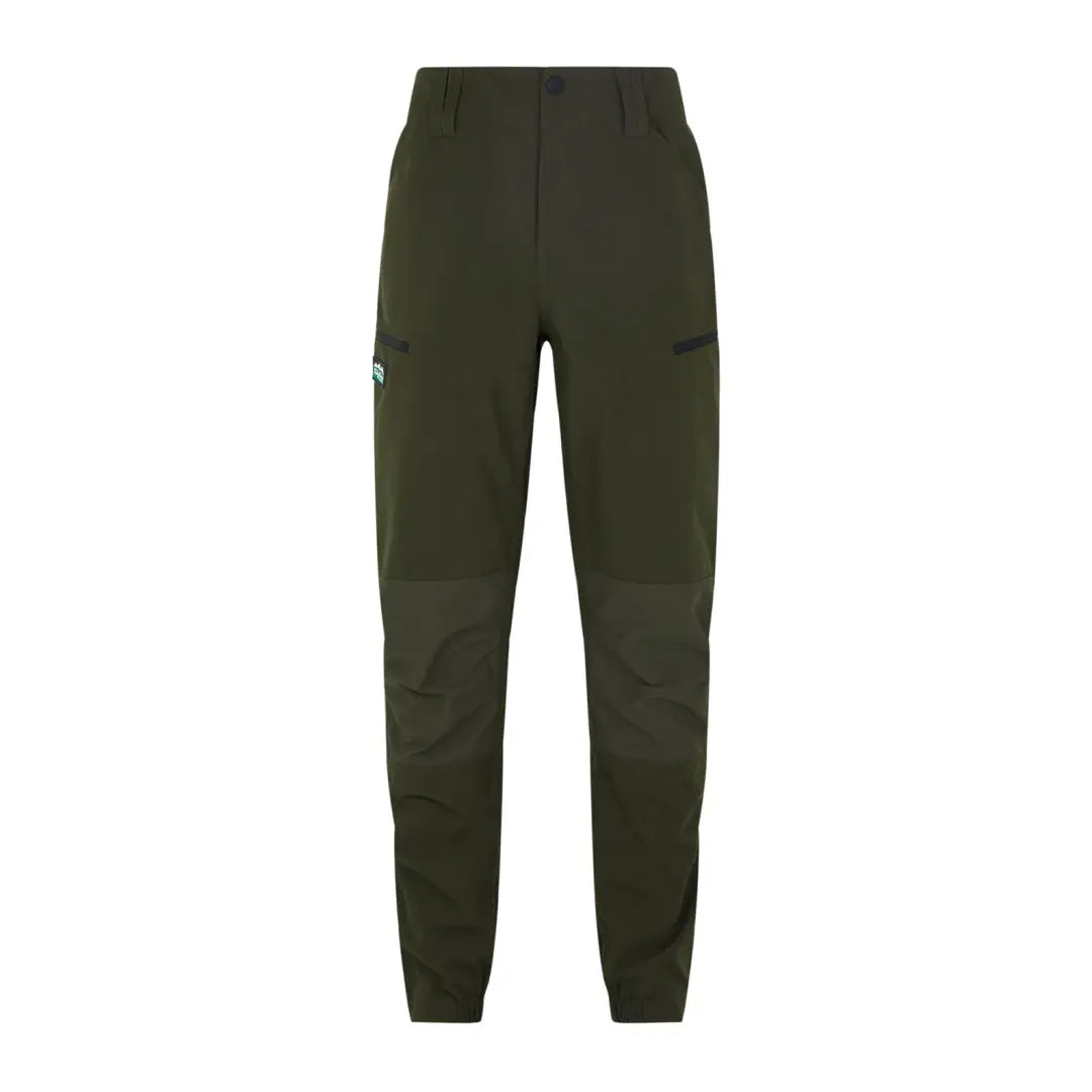 Dark green Ridgeline Cambrian Trousers for country clothing and hunting with reinforced knees