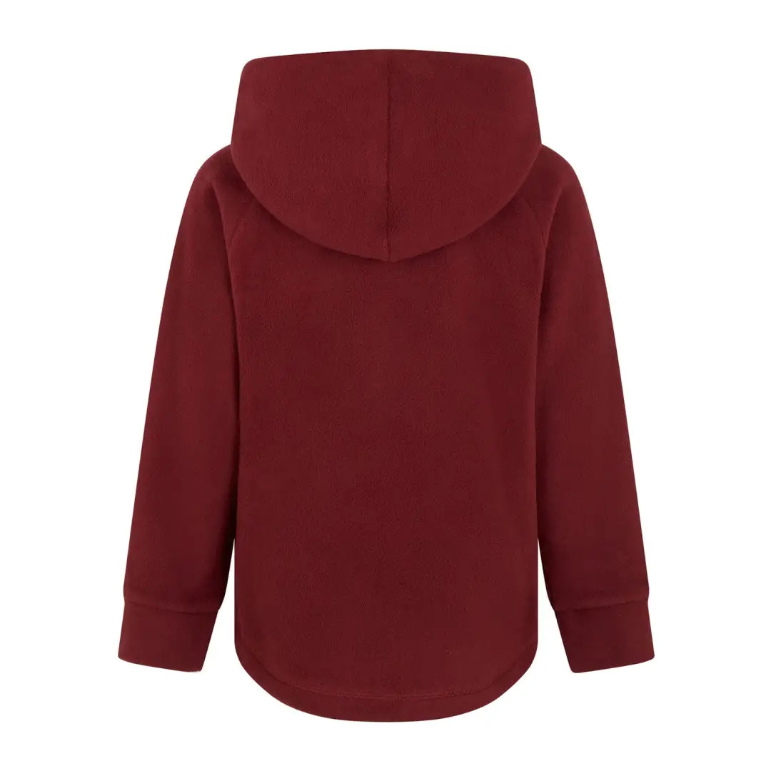 Burgundy hooded sweatshirt from Ridgeline Kids Northern Pines Fleece for comfy style