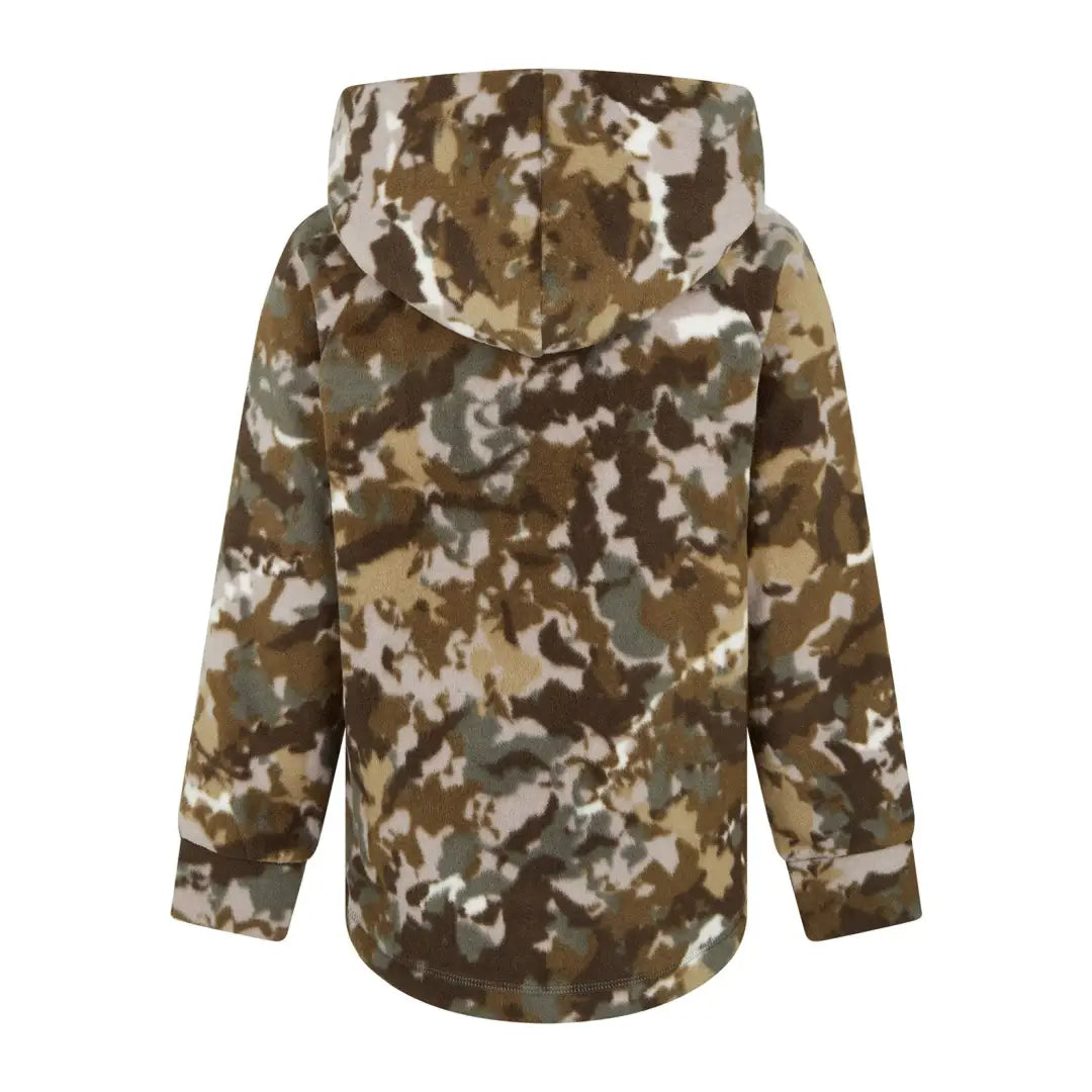 Camouflage-patterned hooded jacket for kids, perfect for Northern Pines country clothing