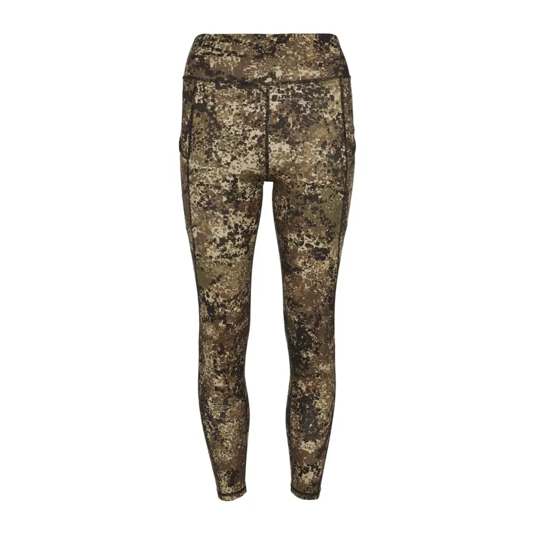 Camouflage Ridgeline Ladies Infinity Leggings in brown and green GSM nylon spandex design