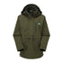 Olive green Ridgeline Ladies Monsoon II Smock with two hip zips and logo patch