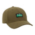 Olive green Ridgeline Monsoon Classic Cap with logo patch on the front