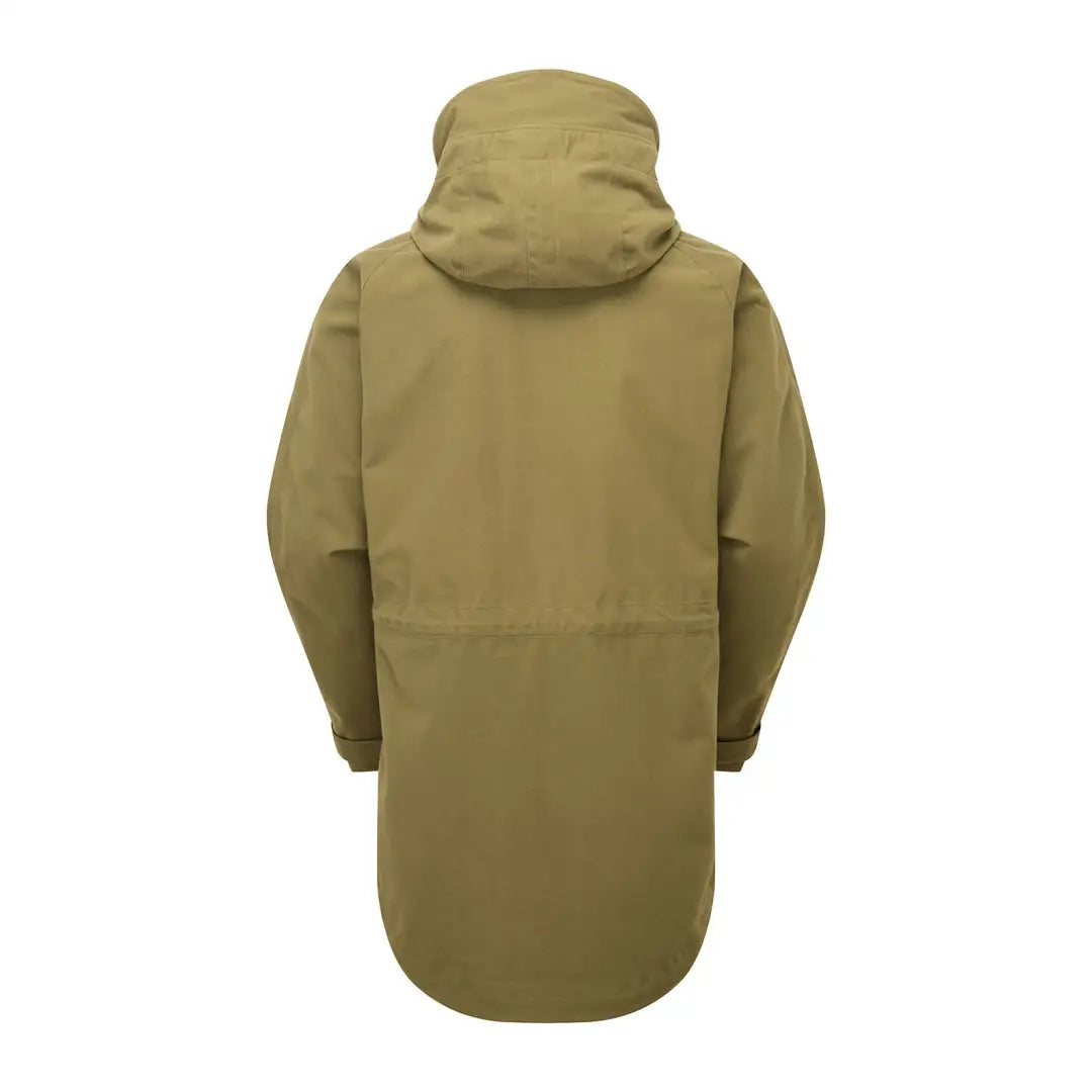 Khaki hooded winter coat back view of Ridgeline Monsoon Classic Waterproof Jacket