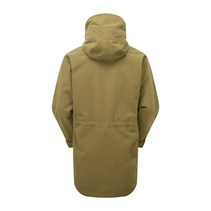 Olive green hooded parka jacket from the back, part of Ridgeline Monsoon Classic collection