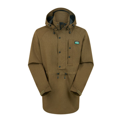 Brown hooded anorak from the Ridgeline Monsoon Light Smock for stylish outdoor adventures