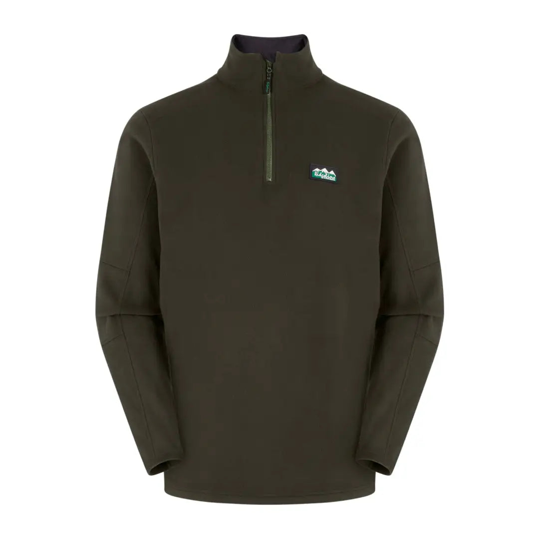 Dark green Ridgeline Narvik Fleece pullover, perfect for hunting and outdoor adventures