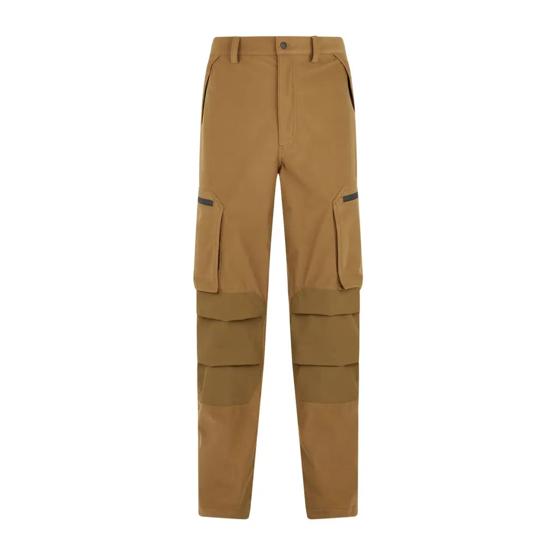 Khaki cargo pants with pockets and reinforced knees from Ridgeline Pintail Ghillie Trousers