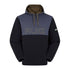 Hooded Ridgeline South Island Hoodie in navy, black, and olive with RLNZ design