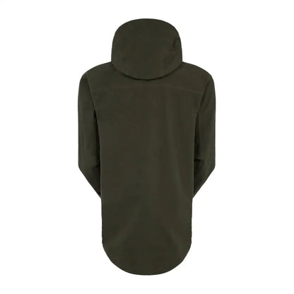 Dark green Ridgeline Tempest Jacket viewed from the back, showcasing its sleek design