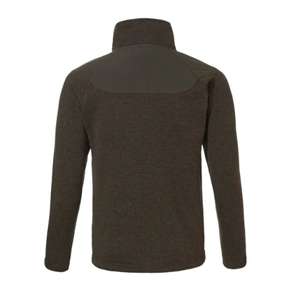 Dark green Rovince Coarse Fleece jacket with high collar and long sleeves