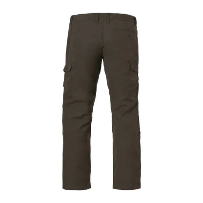 Dark brown Rovince Ergoline Trousers with side pockets for a stylish, casual look