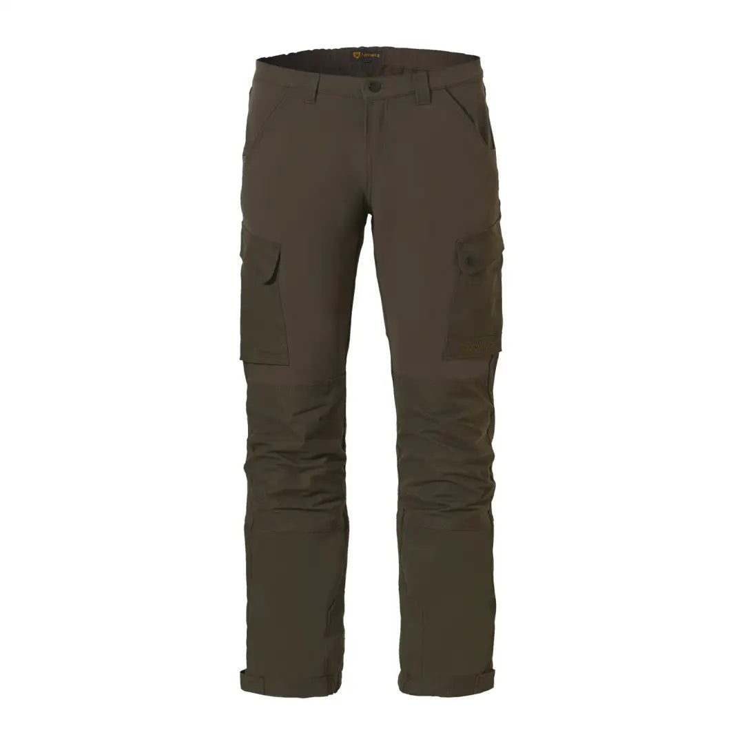 Dark green Rovince Flexline Trousers with multiple pockets for ultimate style and utility