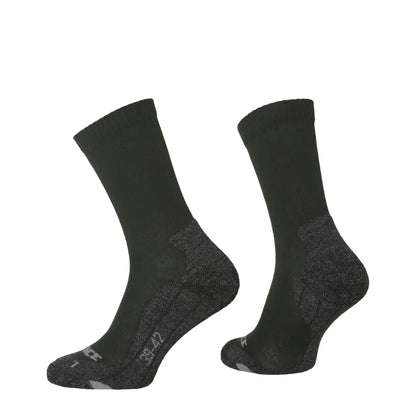 Pair of Rovince Shield Comfort Socks featuring anti tick design and reinforced heels