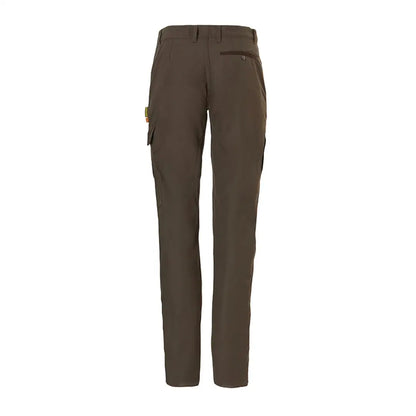 Brown Rovince Womens Ergoline Trousers with side pockets and belt loops for stylish comfort