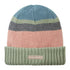 Striped knit beanie with roll cuff and Sealskinz label for waterproof cold weather fun