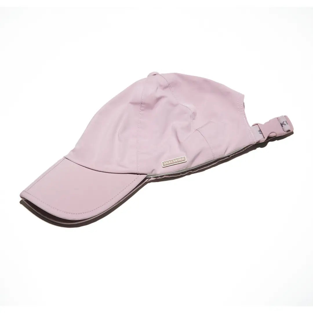 Pale pink Sealskinz Salle Cap with adjustable strap for country clothing and outdoors fun