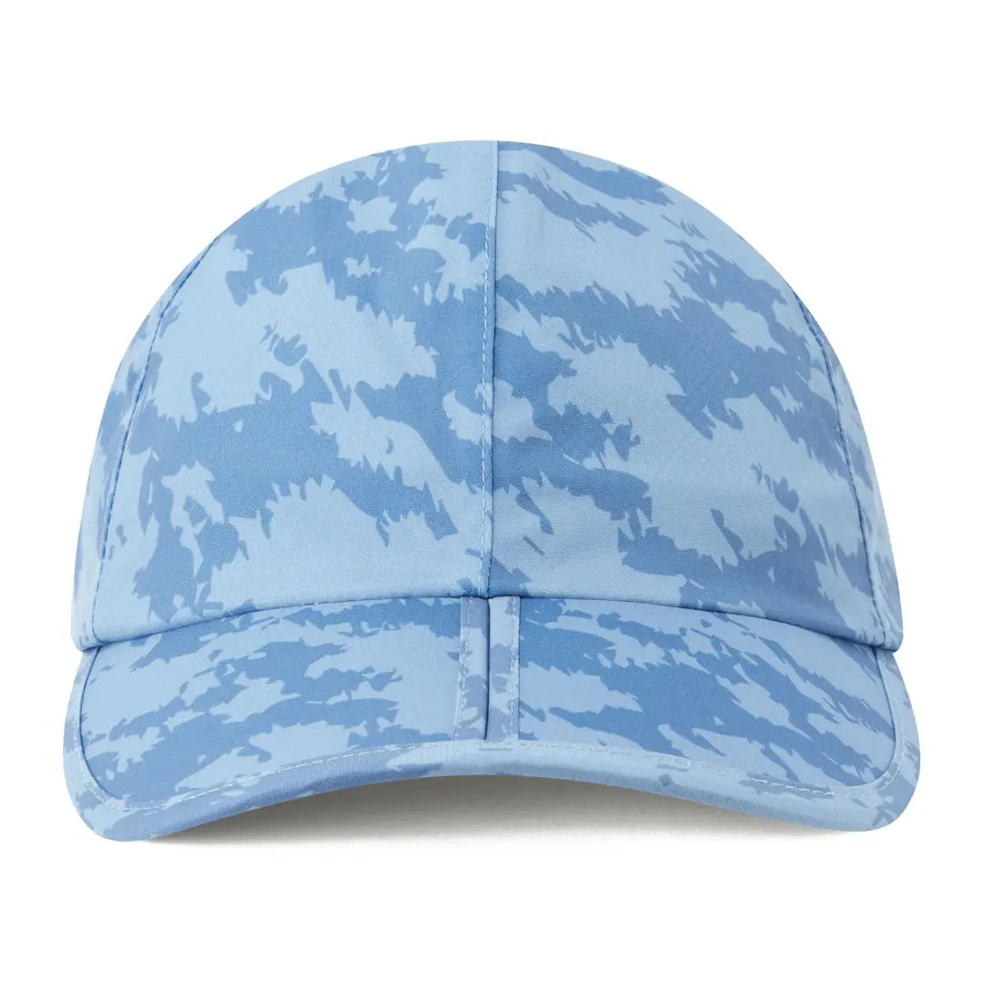 Blue camouflage pattern baseball cap for country clothing enthusiasts and outdoor adventures