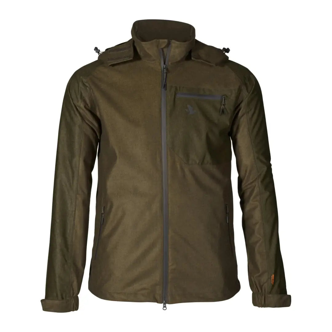 Dark olive green Seeland Avail Jacket, perfect for outdoor adventures and hunting