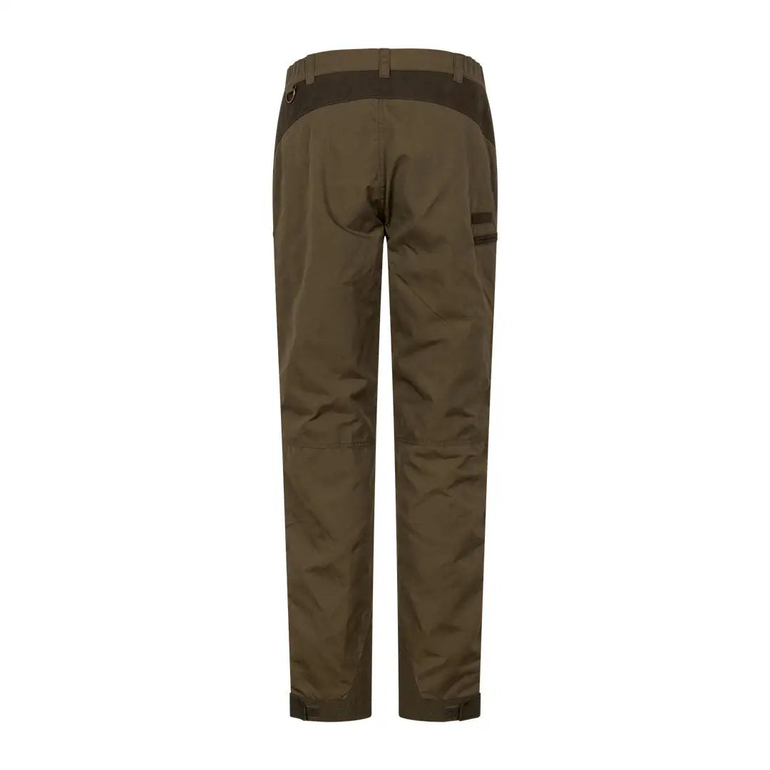 Olive green cargo-style Seeland Key-Point Kora Ladies Trousers with back pockets