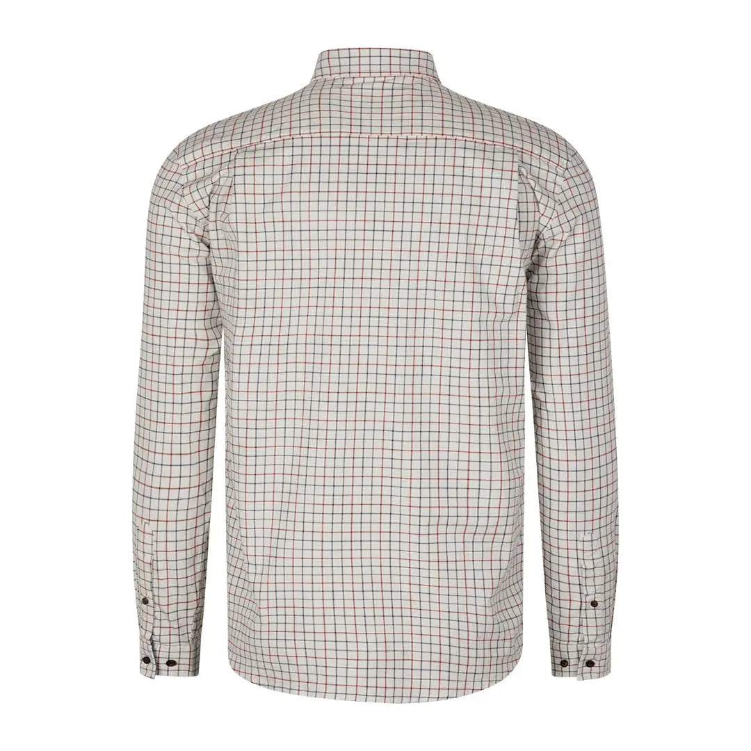 Checkered Seeland Oxford Shooting Shirt in a lightweight cotton blend for stylish comfort