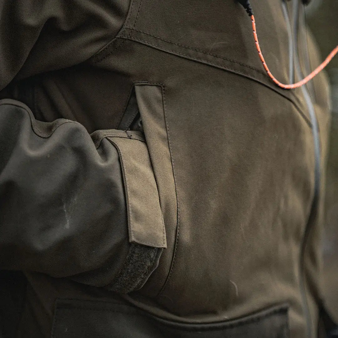 Military-style Seeland Trax Jacket with pockets and a durable zipper for tactical use