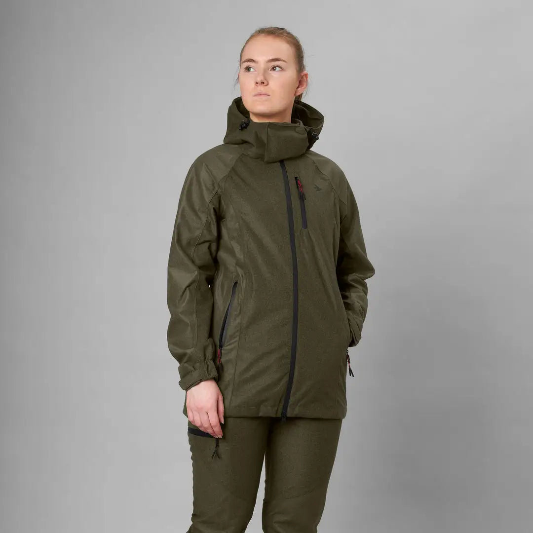 Olive green Seeland Womens Avail Jacket perfect for country clothing and outdoor adventures