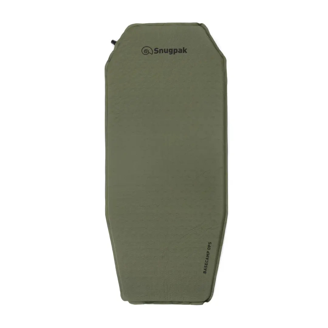 Olive green Snugpak Self-Inflating Midi Mat for unbeatable comfort while camping