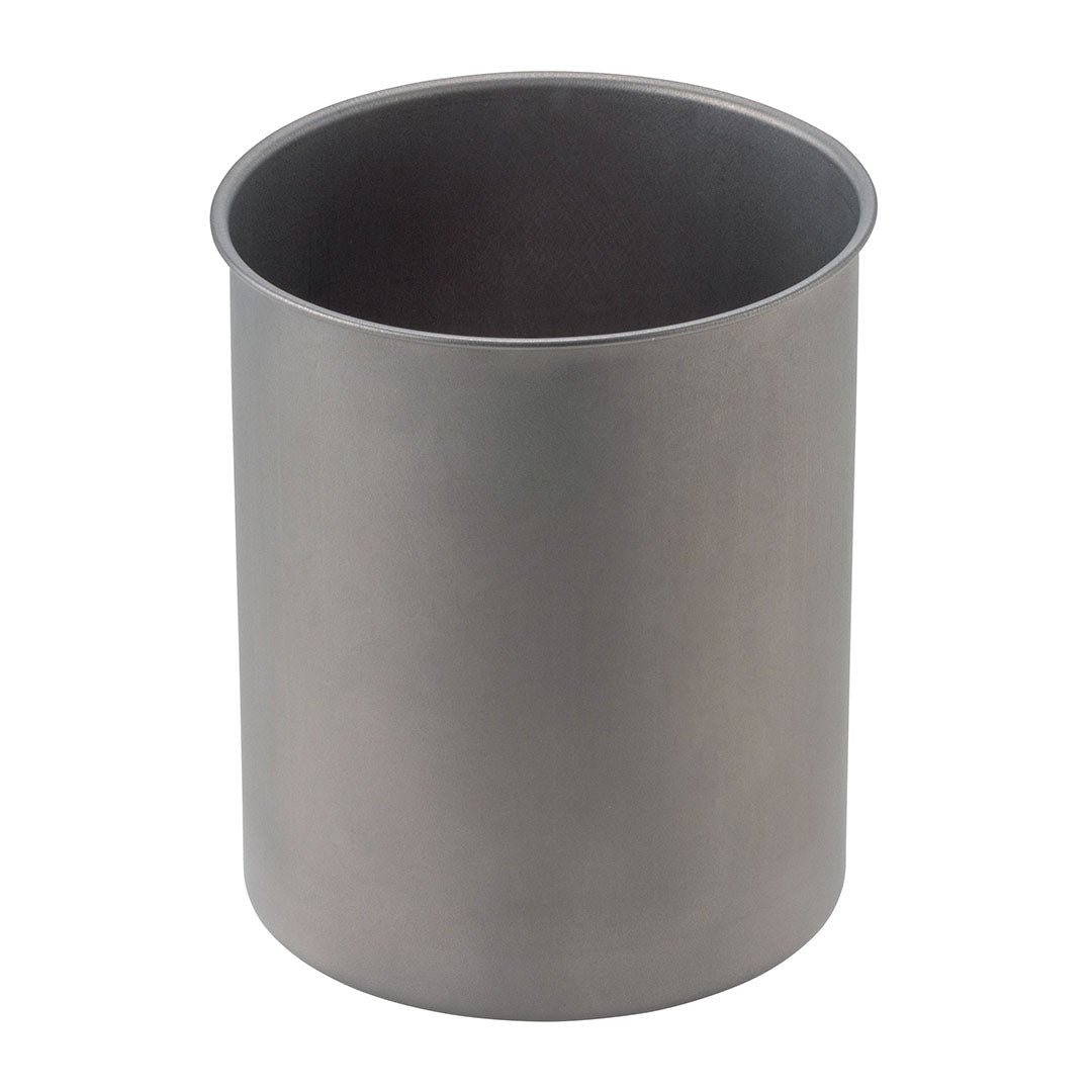 Cylindrical metal container of Soto Titanium Pot for lightweight backpacking adventures