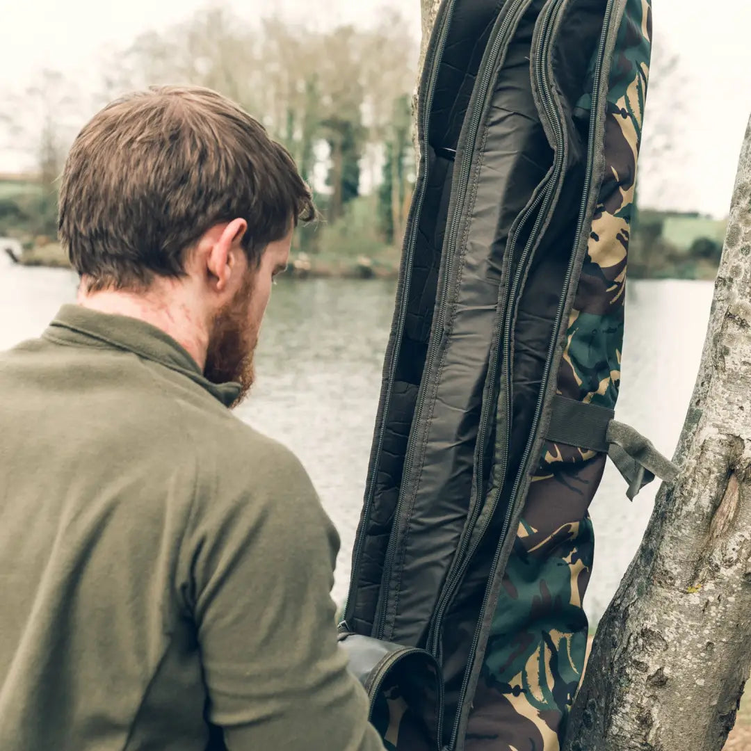 Padded Speero 5/6 Rod Holdall in stylish camouflage for country clothing and hunting