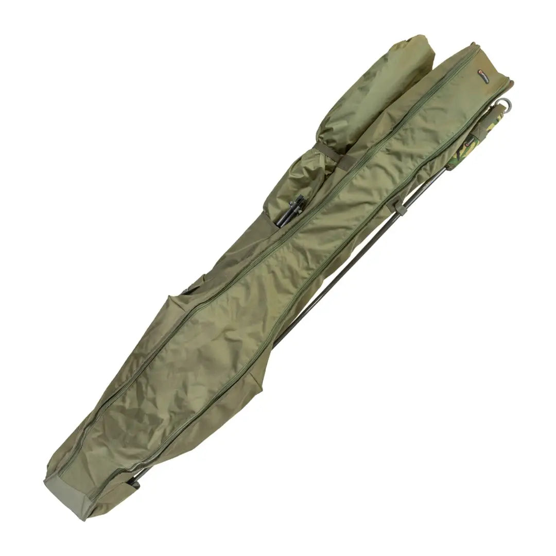 Olive green Speero 5/6 Rod Holdall with compartments, perfect for country clothing and hunting