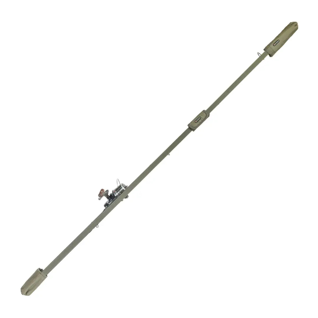 Fishing rod with a reel showcasing Speero Adjustable Tiptops Rod Lead Bands