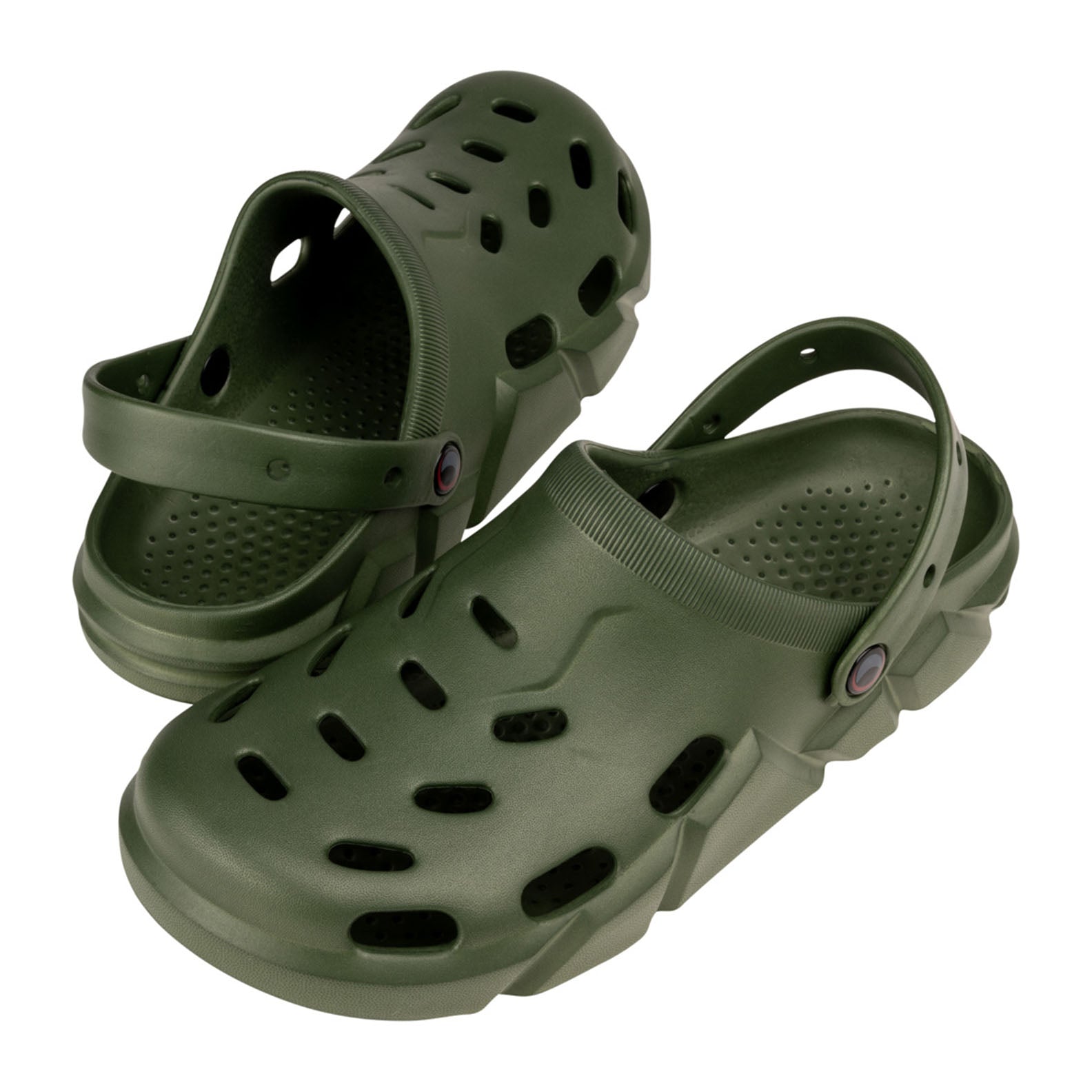 Olive green Speero Bivvy Clogs perfect for comfort and style in any setting