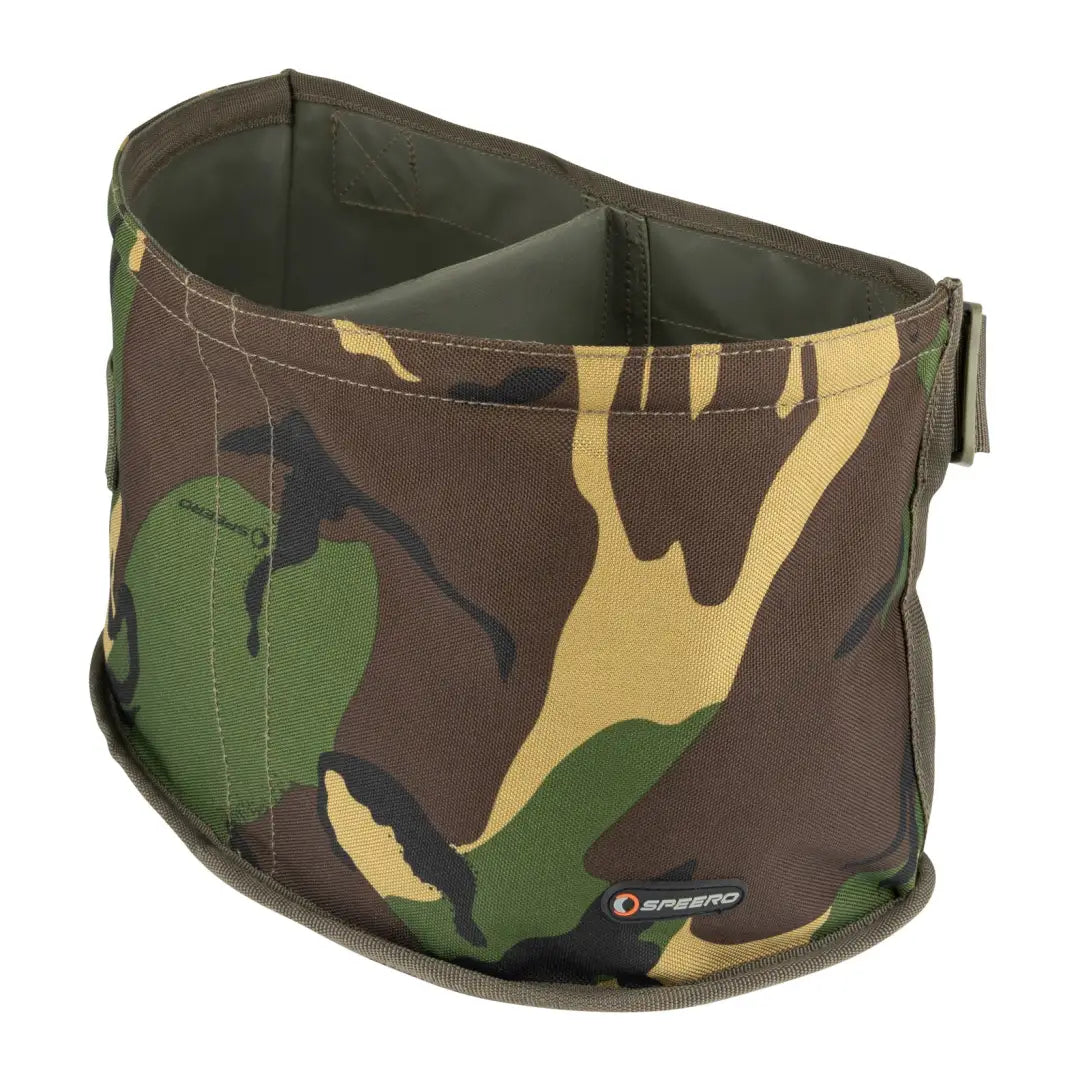 Collapsible camouflage container for the Speero Boilie Caddy perfect for storing boilies