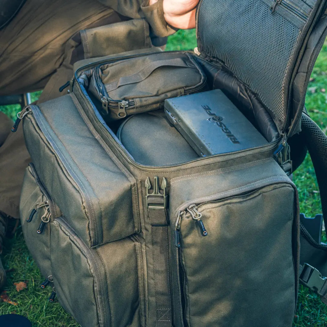 Camera backpack with multiple compartments and pockets, featuring Speero Compact Rucksack