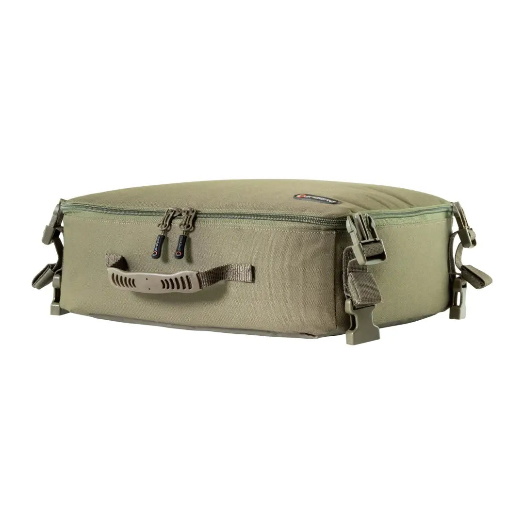 Olive green Speero Modular Clip On Standard Bag with handles and straps for easy travel