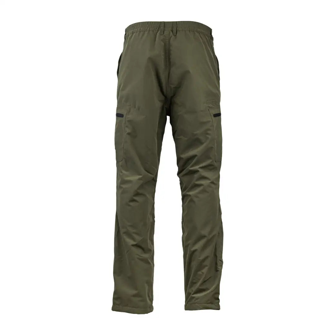 Olive green Speero Propus Trousers with side pockets and an elastic waistband