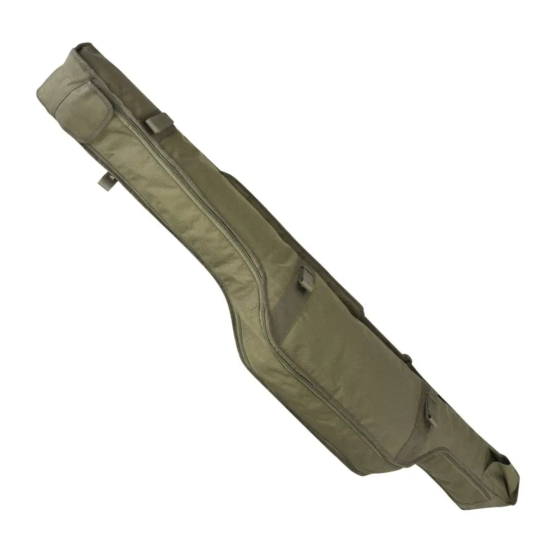 Olive green padded Speero Retractable Rod Bag for easy fishing rod transport