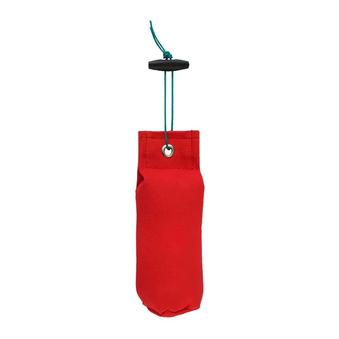 Red canvas Training Dummy for dog bite work from Sporting Saint Flight Dummy