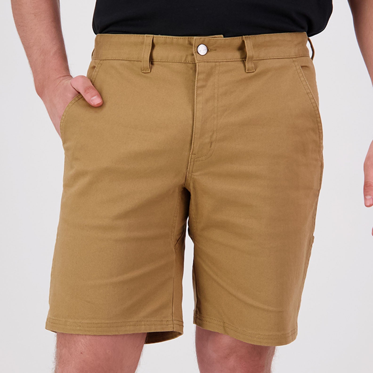 Khaki casual shorts from Swanndri for outdoor adventures and country clothing lovers