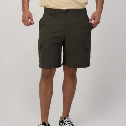 Dark green Lawson Walk Shorts with side pockets for stylish outdoor adventures