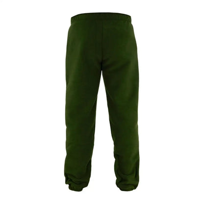 Dark green Swazi Bush Pants with elastic cuffs, made from 280gsm polar fleece