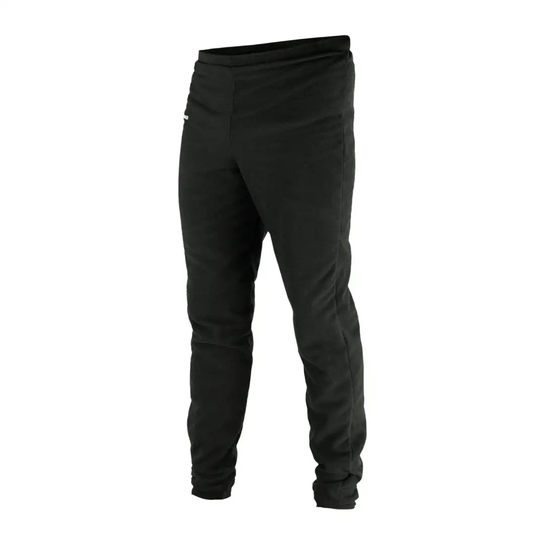 Black Swazi Micro Pants with tapered legs and elastic waistband for comfy workouts