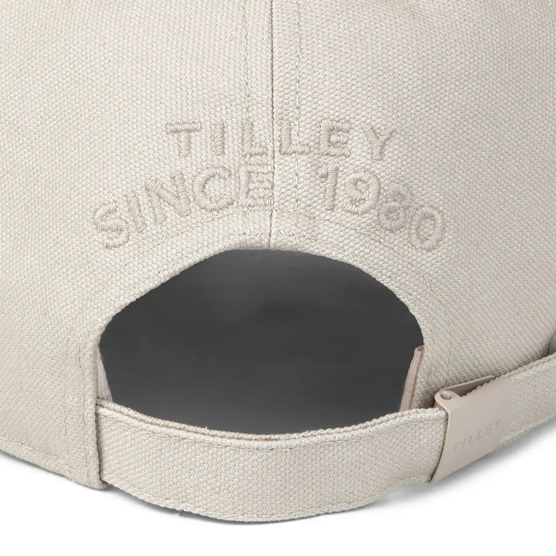 Baseball cap with embossed TIMEY SINCE 1980, part of the Tilley Heritage Cap collection