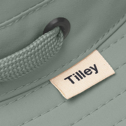 Detail of Green Tilley LTM6 Airflo Hat in Light Sage for stylish outdoor adventures