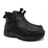 Stylish black leather ankle boot with chunky sole, perfect for Treksta Chelsea Mid GTX