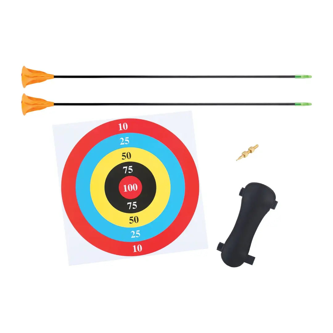 Colorful circular target with rings and point values for NXG Youth Cadet activities