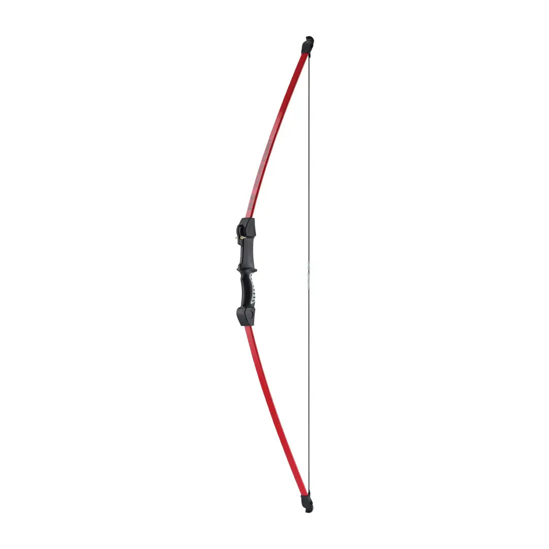 Red and black recurve bow with string from Umarex NXG Youth Cadet 2 Kit