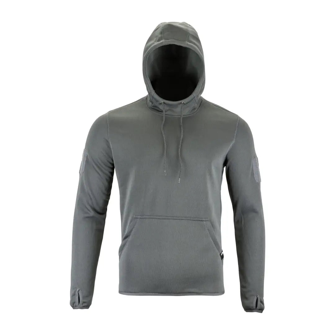 Gray Viper Armour Hoodie with front pocket and long sleeves in Ribtech bonded fleece