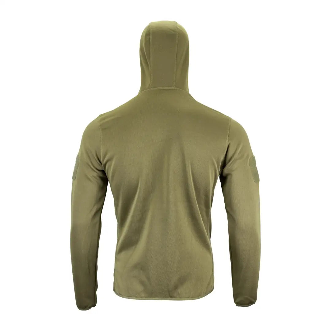 Olive green Viper Armour Hoodie in Ribtech bonded fleece with long sleeves